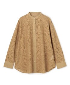 UNFILO ブロックレース バンドカラーシャツ