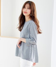 Hollister Checked Blouse check pattern simple style Fashion Blouses Checked Blouses 