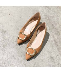 MODE ET JACOMO <MODE ET JACOMO>ポインテッドトゥバックルパンプス