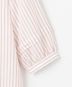 J.PRESS LADIES S 【洗える】ウォッシャブルキュプラツイル キーネック ブラウス