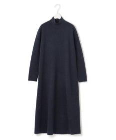 ICB L ウールブレンドスムース ハイネックワンピース
