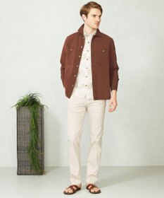 JOSEPH ABBOUD 【キングサイズ・サスティナブル】リンクルマイヤー シャツアウター