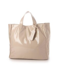 UNBILLION カシュカシュ cachecache / ソフトエナメルスクエア手提げトート