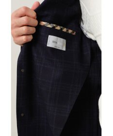 DAKS フランネルチェックジャケット