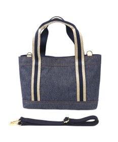 Regalo Felice 【撥水 / 色落ちしないデニム調生地 / ショルダー付】2層トート / REGALO