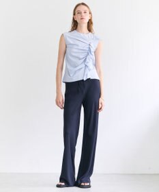 BEIGE， FLEUR / ドレープ イージーワイドパンツ