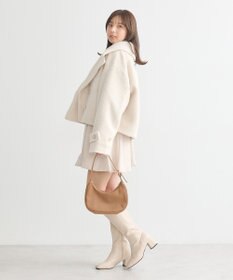 earth music&ecology シャギーショートコート