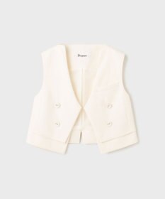 GRACE CONTINENTAL オックスショートジレ