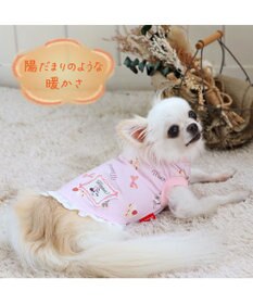 PET PARADISE ディズニー ミニーマウス  ペティヒート タンクトップ 苺 ケーキ柄 小型犬