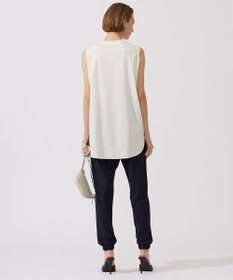 ICB L 【接触冷感・洗える】コンパクトスムース ノースリーブTシャツ