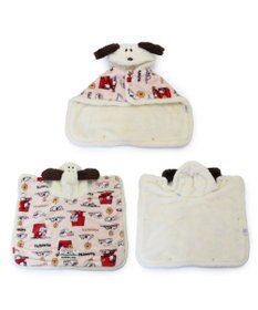PET PARADISE スヌーピー 着る毛布  《うたたね柄》 中型犬 大型犬