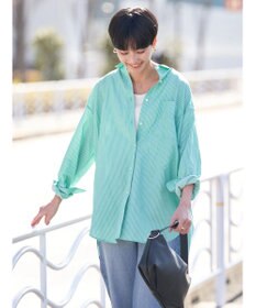 AMERICAN HOLIC ＵＶカット加工バックタックシャツチュニック