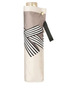 MOONBAT LANVIN en Bleu 折りたたみ傘 サテンプリントリボン