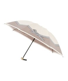 MOONBAT LANVIN en Bleu 折りたたみ傘 サテンプリントリボン