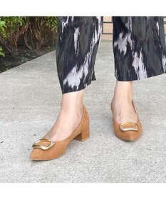 MODE ET JACOMO <MODE ET JACOMO>ポインテッドトゥバックルパンプス