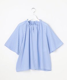 自由区 S リヨセルポプリンフリル ブラウス