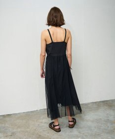 GRACE CONTINENTAL メッシュコンビキャミワンピース