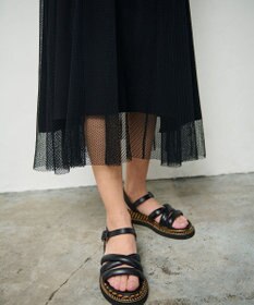 GRACE CONTINENTAL メッシュコンビキャミワンピース