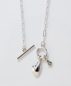 Phoebe ハートプレートチョーカーネックレス　シルバー/40cm