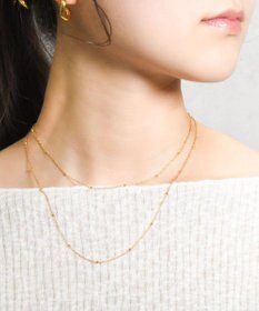 blancotokyo 【金属アレルギー対応】ボールチェーンネックレス Astra