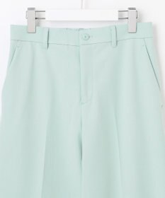 自由区 S 【撥水加工・洗える】TRギャバ裏起毛ワイド パンツ