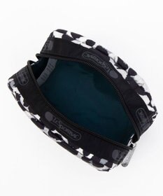 LeSportsac SQUARE COSMETIC/ニュートラルレオパード