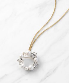 TOCCA BOUQUET BROOCH NECKLACE 2WAY ブローチネックレス