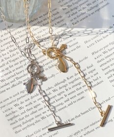 Phoebe ハートプレートチョーカーネックレス　シルバー/40cm