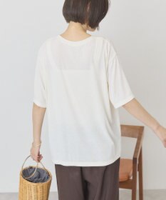 AMERICAN HOLIC 【先行予約】【マルチ機能】配色ステッチルーズTシャツ
