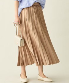 ANY 【新色追加/ウエストゴム】ウーリッシュプリーツスカート
