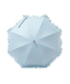 MOONBAT 【遮光/晴雨兼用日傘】POLO RALPH LAUREN(ポロ ラルフローレン) エンブフリル 長傘 遮熱 UV