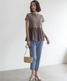 組曲 スーパーライトストレッチテーパード パンツ