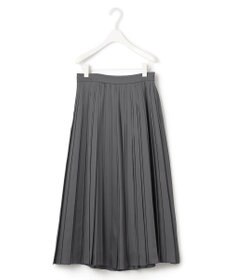 ICB 【洗える】レザーライクプリーツ スカート