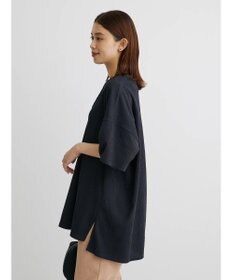 Green Parks ５分袖スキッパーカットチュニック