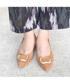 MODE ET JACOMO <MODE ET JACOMO>ポインテッドトゥバックルパンプス