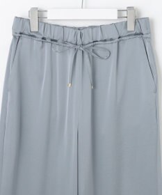 自由区 【Exclusive】シャイニーサテンドロスト パンツ