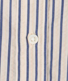 J.PRESS MEN 【KING SIZE】【クールマックス】サッカー マルチストライプ バンドカラーシャツ