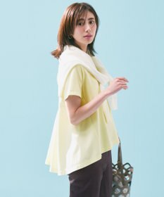 UNFILO L BEAUTY FORM-T バックフレアTシャツ