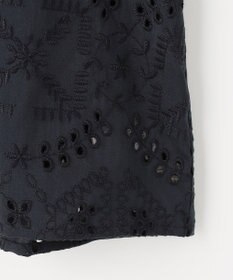 J.PRESS LADIES L 【一枚で着映え】エンブロイダリー ボクシーシャツ