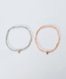 Phoebe ウィスパーストーンブレスレット　ピンク/天然石