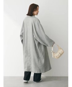 Green Parks ・ＥＬＥＮＣＡＲＥ　ＤＵＥ　ジャカードステンカラーコート