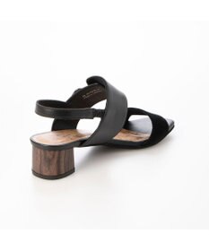 ing <ing>スクエアトゥバックベルトサンダル