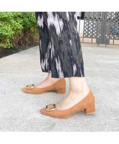 MODE ET JACOMO <MODE ET JACOMO>ポインテッドトゥバックルパンプス