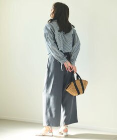 Feroux 【ONWARD CROSSET MAG掲載・2WAY】リボンクロップド シャツ