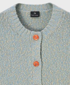 Paul Smith ブークレヤーン 半袖ニット カーディガン