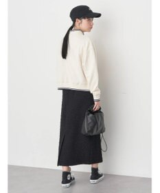 earth music&ecology ふくれジャガードナロースカート