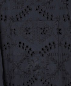 J.PRESS LADIES L 【一枚で着映え】エンブロイダリー ボクシーシャツ