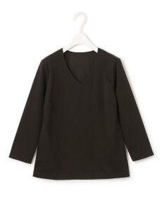 ICB 【洗える】スーペリアジャージー Vネックカットソー