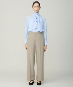 ICB 【洗える】 トリアセボディシェルピーチ ワイドパンツ