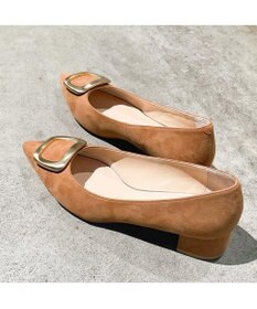 MODE ET JACOMO <MODE ET JACOMO>ポインテッドトゥバックルパンプス